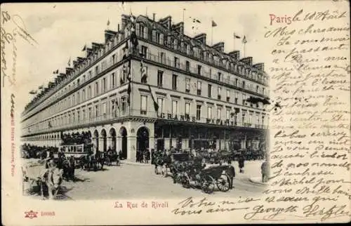 Ak Paris I, Rue de Rivoli