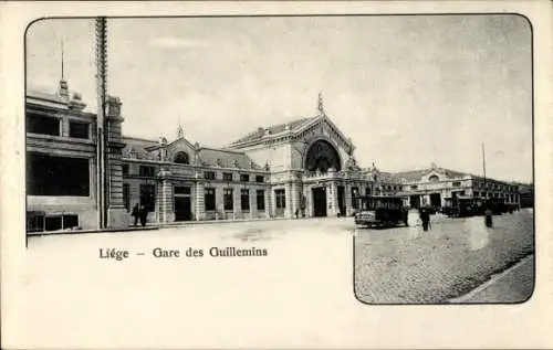 Ak Lüttich Lüttich Wallonien, Bahnhof Guillemins