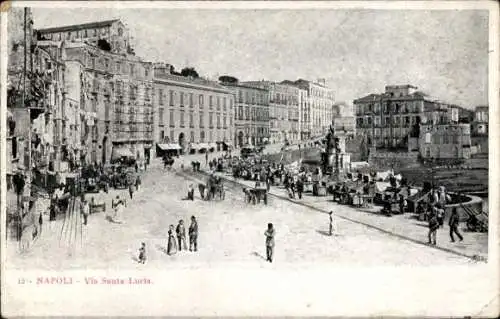 Ak Napoli Neapel Campania, S. Lucia