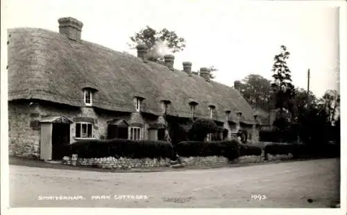 Ak Shrivenham Oxfordshire England, Park Cottages