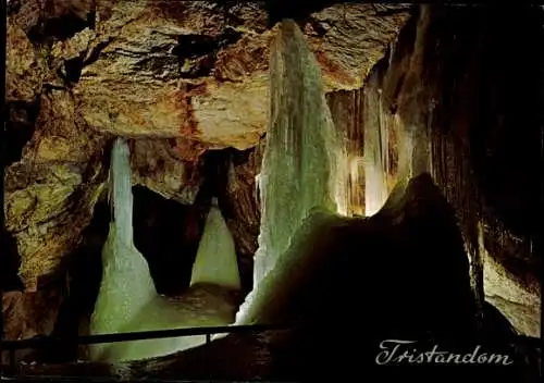 Ak Obertraun Oberösterreich, Dachstein Riesen-Eishöhle, Tristandom