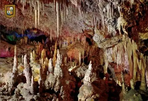 Ak Porto Cristo Mallorca Balearische Inseln, Cuevas dels Hams, Paraiso perdido de Milton