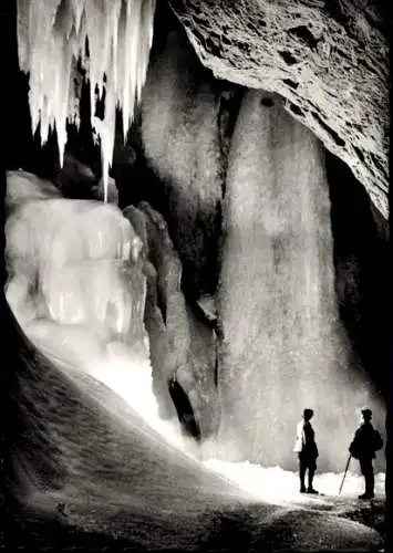 Ak Salzburg in Österreich, Eisriesenwelt, Hymirhalle