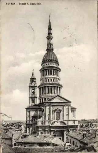 Ak Novara Piemonte Italien, Cupola S. Gaudenzio