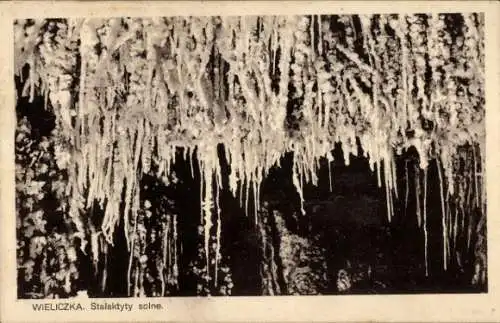 Ak Wieliczka Groß Salze Polen, Stalaktyty solne