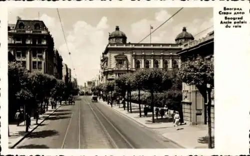 Ak Beograd Belgrad Serbien, Ancie palais du roie