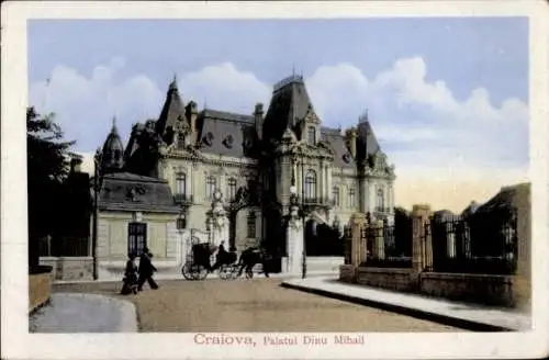 Ak Craiova Krajowa Rumänien, Palatul Dinu Mihail