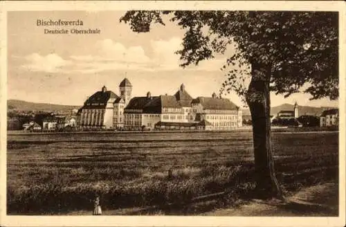 Ak Bischofswerda in Sachsen, Deutsche Oberschule