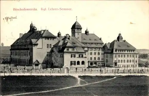 Ak Bischofswerda in Sachsen, Lehrerseminar