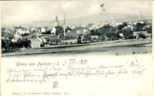 Ak Pulsnitz Sachsen, Gesamtansicht