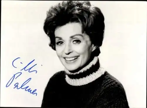 Ak Schauspielerin Lilli Palmer, Portrait, Autogramm