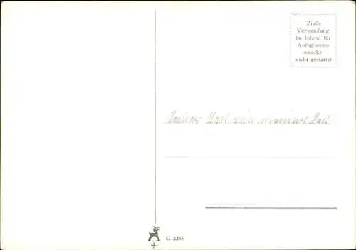 Ak Schauspielerin Hannelore Schroth, Profilansicht, Autogramm