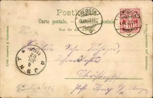 Litho Walzenhausen Kanton Appenzell Ausserrhoden Schweiz, Totalansicht