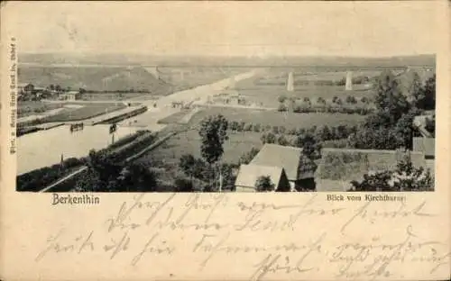 Ak Berkenthin in Lauenburg, Blick vom Kirchturm