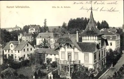 Ak Bad Wörishofen im Unterallgäu, Teilansicht, Villa Dr. A. Scholz