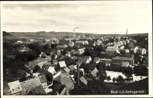 Ak Oederan Sachsen, Blick vom Kirchturm Richtung Amtsgericht