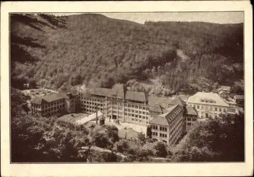 Ak Zella Mehlis Thüringen, Blick vom Regenberg, Schreibmaschinenfabrik, Mercedes Büromaschinen Werke