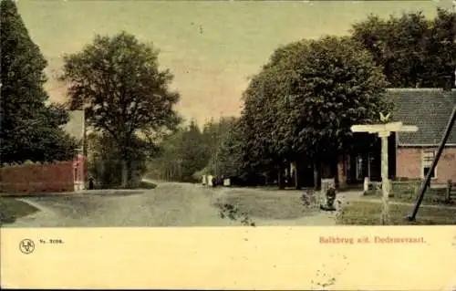 Ak Balkbrug Overijssel, Dedemsvaart, Straßenpartie