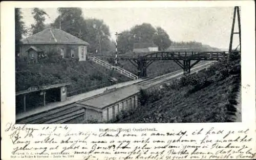 Ak Oosterbeek Renkum Gelderland, Station Hoog