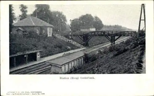 Ak Oosterbeek Renkum Gelderland, Bahnhof, Hoog