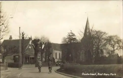 Ak Oosterbeek Renkum Gelderland, Partie zur Kirche