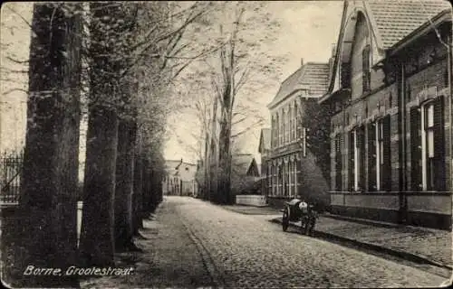 Ak Borne Overijssel Niederlande, Große Straße