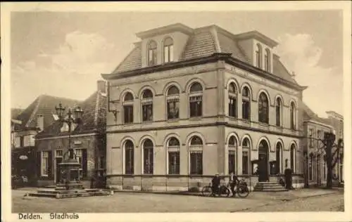 Ak Delden Gelderland, Rathaus