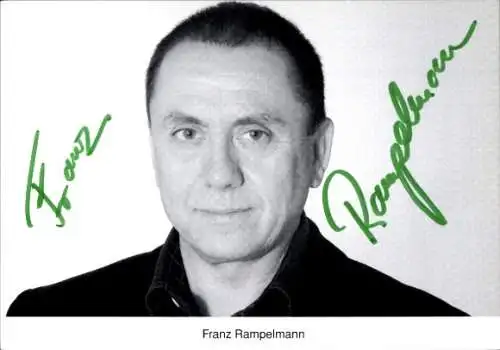 Ak Schauspieler Franz Rampelmann, Portrait, Autogramm, LIndenstraße