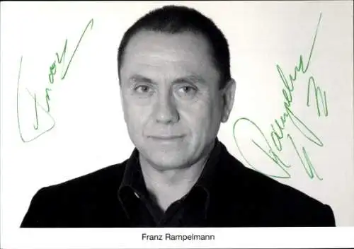 Ak Schauspieler Franz Rampelmann, Portrait, Autogramm, LIndenstraße