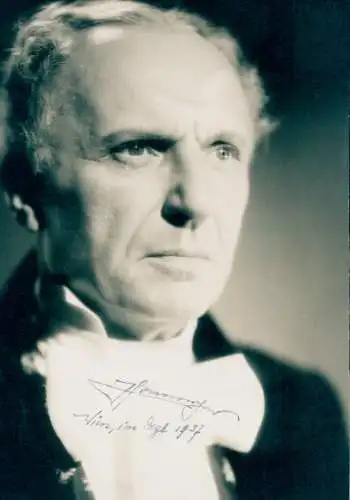 Foto Schauspieler Hans Homma, Portrait, Autogramm
