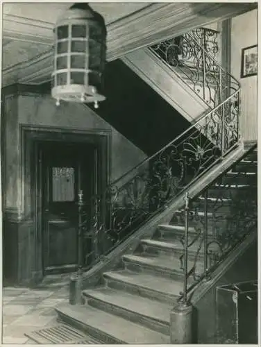 Foto Frankfurt am Main, Treppenaufgang im Goethehaus 1937