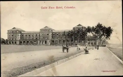 Ak Colombo Ceylon Sri Lanka, Galle Face Hotel