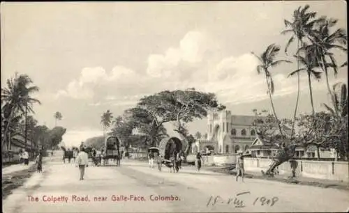 Ak Colombo Sri Lanka, The Colpetty Road, near Galle Face