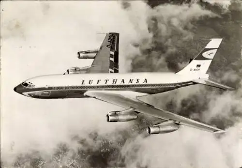 Ak Deutsches Passagierflugzeug, Lufthansa Boeing Jet 720 B, D-ABOH