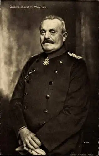 Ak Generaloberst Remus von Woyrsch, Portrait, Merité Orden