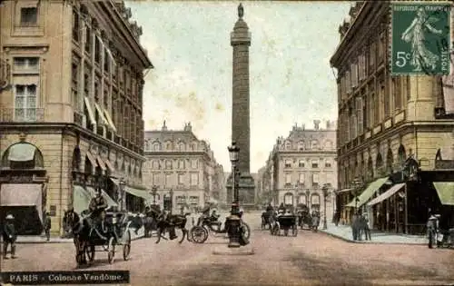 Ak Paris I, Vendôme-Säule