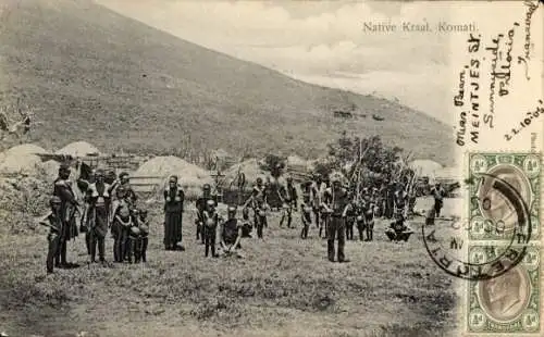 Ak Komati Südafrika, Kraal, Afrikaner, Strohhütten