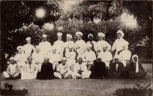 Foto Ak Ägypten, Gruppenaufnahme von Männern