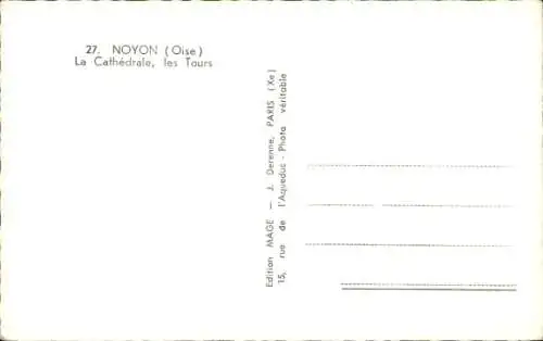 Ak Noyon Oise, Kathedrale