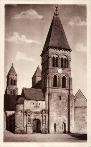 Ak Morienval Oise, Kirche