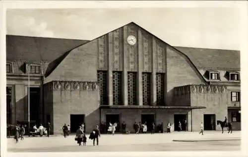 Ak Karlsruhe in Baden, Hauptbahnhof