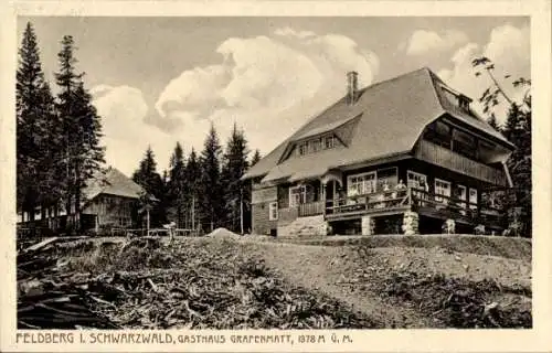 Ak Feldberg im Schwarzwald, Gasthaus Grafenmatt