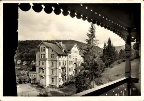 Ak Triberg im Schwarzwald, Schwarzwaldhotel, Kurhaus Waldlust