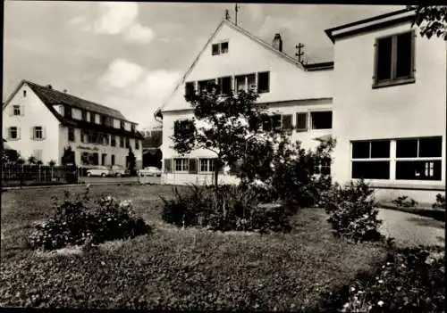 Ak Immenstaad am Bodensee, Gasthof Pension Schiff