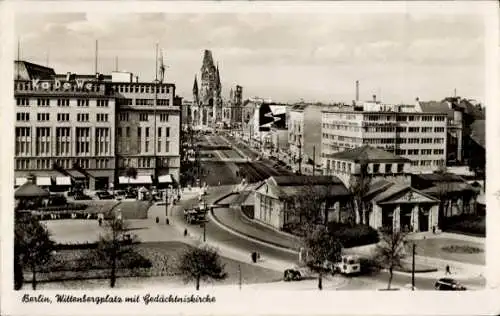 Ak Berlin Schöneberg, Wittenbergplatz, Gedächtniskirche, KaDeWe