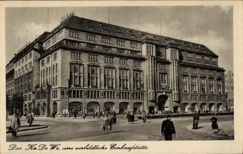 Ak Berlin Schöneberg,  KaDeWe, Tauentzienstraße