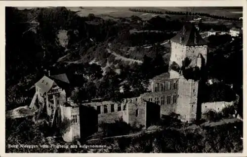 Ak Nideggen in der Eifel, Burg, Fliegeraufnahme