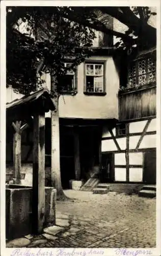 Ak Rothenburg ob der Tauber Mittelfranken, Hamburghaus, Herrngasse