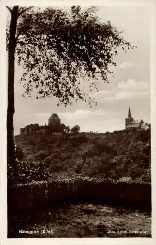 Ak Nideggen in der Eifel, Burg, Kirche