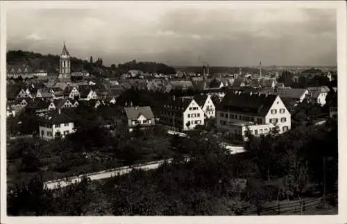 Ak Balingen im Zollernalbkreis, Panoramablick über die Dächer der Stadt